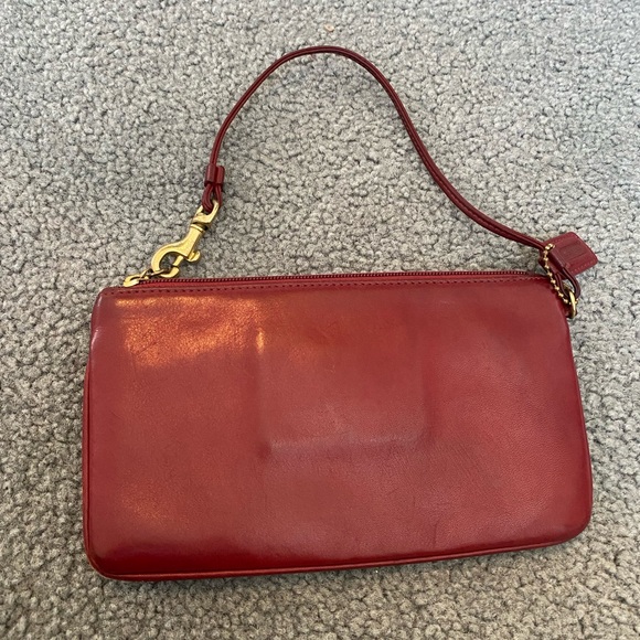 Vintage Coach Calfskin Leather Wristlet - Picture 2 of 9